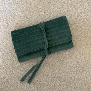 sezane jewelry foldable velvet pouch